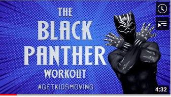 P.E. Gang BLACKPANTHER Fitness Videos For Kids  